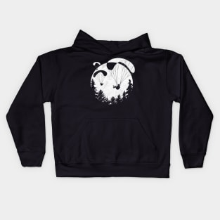 Paragliding Gaggle Kids Hoodie